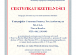 Certyfikat Rzetelności - Krajowy Rejestr Długów